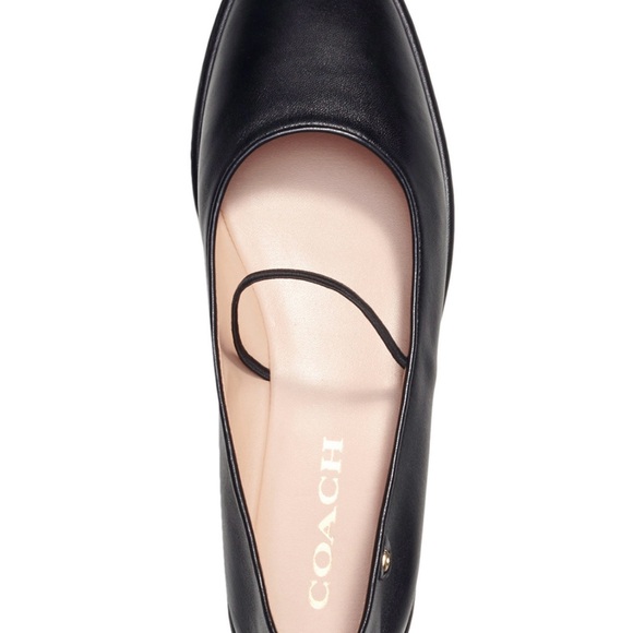 New Coach in box Women's Black Ballet Flats size 10 - Picture 3 of 11
